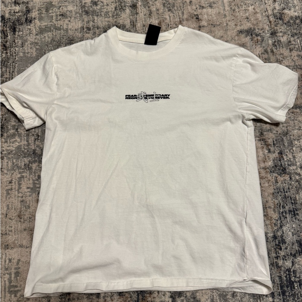 White Graphic Men's T-Shirt